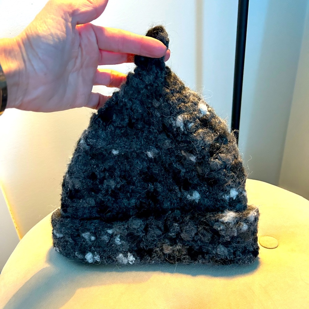 Wool blend women’s toque.